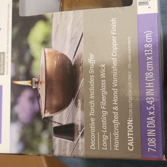 Tabletop torch - Picture 2 of 2